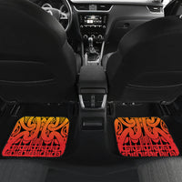 Personalised Ia Ora Na Marquesas Islands Car Mats Mata Tiki Marquesan Tattoo LT14 - Polynesian Pride