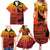 Personalised Ia Ora Na Marquesas Islands Family Matching Summer Maxi Dress and Hawaiian Shirt Mata Tiki Marquesan Tattoo LT14 - Polynesian Pride