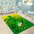 Kia Orana Cook Islands Area Rug Kuki Airani Tattoo Pattern With Sea Turtle LT14 - Polynesian Pride