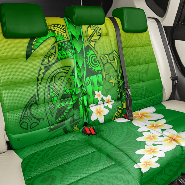 Cook Islands Car Seat Covers Lauhala White Circle Style main image 1