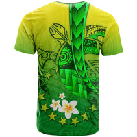 Kia Orana Cook Islands T Shirt Kuki Airani Tattoo Pattern With Sea Turtle LT14 - Polynesian Pride