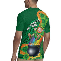 St Patrick's Day Hawaii Rugby Jersey Hauoli Maoli Funny Shaka Leprechaun LT14 - Polynesian Pride