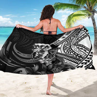 Hafa Adai Guam Discovery Day Sarong Chamorro Latte Stone Hand Black Version