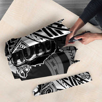 Hafa Adai Guam Discovery Day Umbrella Chamorro Latte Stone Hand Black Version