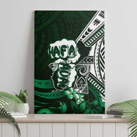 Hafa Adai Guam Discovery Day Canvas Wall Art Chamorro Latte Stone Hand Green Version