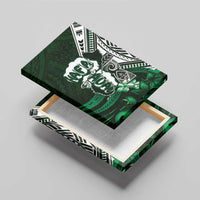 Hafa Adai Guam Discovery Day Canvas Wall Art Chamorro Latte Stone Hand Green Version