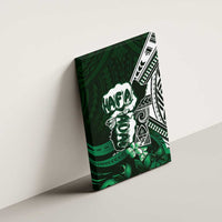 Hafa Adai Guam Discovery Day Canvas Wall Art Chamorro Latte Stone Hand Green Version