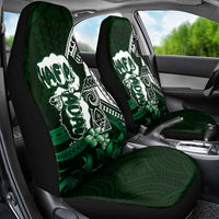 Hafa Adai Guam Discovery Day Car Seat Cover Chamorro Latte Stone Hand Green Version LT14 - Polynesian Pride