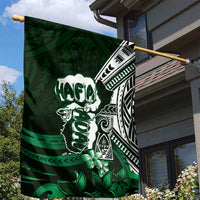 Hafa Adai Guam Discovery Day Garden Flag Chamorro Latte Stone Hand Green Version LT14 - Polynesian Pride