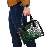 Hafa Adai Guam Discovery Day Shoulder Handbag Chamorro Latte Stone Hand Green Version