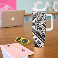 Hafa Adai Guam Discovery Day Tumbler With Handle Chamorro Latte Stone Hand Brown Version