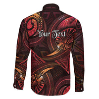Personalised Polynesia Zodiac Aries Family Matching Long Sleeve Bodycon Dress and Hawaiian Shirt Galaxy Polynesian Pattern Chest Tattoo Style