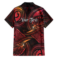Personalised Polynesia Zodiac Aries Family Matching Mermaid Dress and Hawaiian Shirt Galaxy Polynesian Pattern Chest Tattoo Style