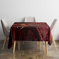 Personalised Polynesia Zodiac Aries Tablecloth Galaxy Polynesian Pattern Chest Tattoo Style