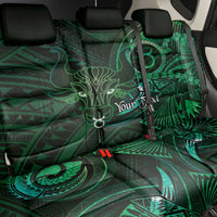 Personalised Polynesia Zodiac Taurus Back Car Seat Cover Galaxy Polynesian Pattern Chest Tattoo Style