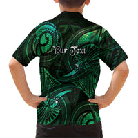 Personalised Polynesia Zodiac Taurus Family Matching Tank Maxi Dress and Hawaiian Shirt Galaxy Polynesian Pattern Chest Tattoo Style LT14 - Polynesian Pride