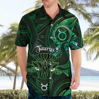 Personalised Polynesia Zodiac Taurus Hawaiian Shirt Galaxy Polynesian Pattern Chest Tattoo Style LT14 - Polynesian Pride