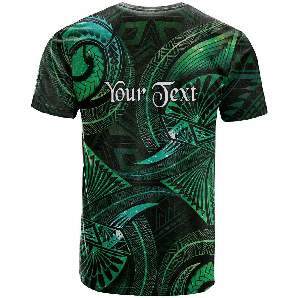 Personalised Polynesia Zodiac Taurus T Shirt Galaxy Polynesian Pattern Chest Tattoo Style