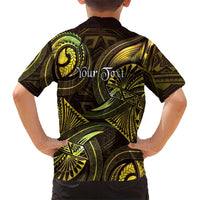 Personalised Polynesia Zodiac Gemini Hawaiian Shirt Galaxy Polynesian Pattern Chest Tattoo Style LT14 - Polynesian Pride