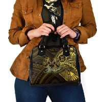 Personalised Polynesia Zodiac Gemini Shoulder Handbag Galaxy Polynesian Pattern Chest Tattoo Style LT14 - Polynesian Pride