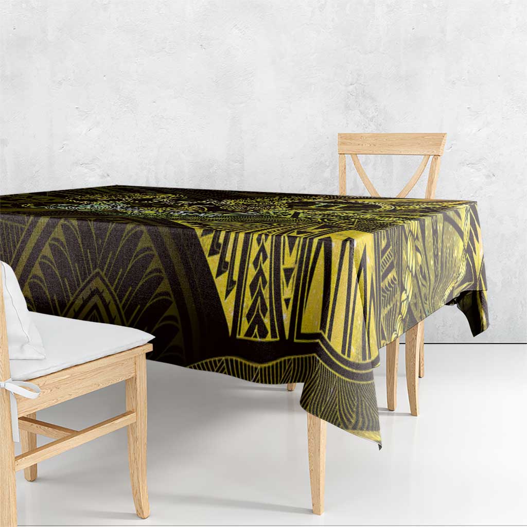 Personalised Polynesia Zodiac Gemini Tablecloth Galaxy Polynesian Pattern Chest Tattoo Style