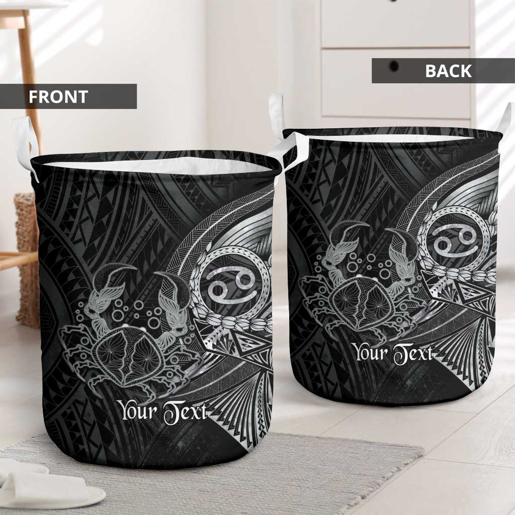 Personalised Polynesia Zodiac Cancer Laundry Basket Galaxy Polynesian Pattern Chest Tattoo Style LT14 - Polynesian Pride