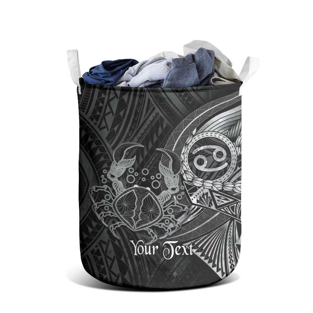 Personalised Polynesia Zodiac Cancer Laundry Basket Galaxy Polynesian Pattern Chest Tattoo Style LT14 - Polynesian Pride