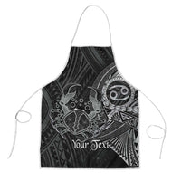 Personalised Polynesia Zodiac Cancer Apron Galaxy Polynesian Pattern Chest Tattoo Style