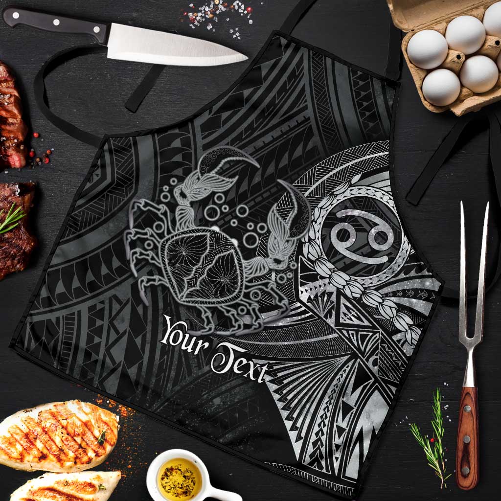 Personalised Polynesia Zodiac Cancer Apron Galaxy Polynesian Pattern Chest Tattoo Style