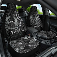 Personalised Polynesia Zodiac Cancer Car Seat Cover Galaxy Polynesian Pattern Chest Tattoo Style