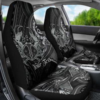 Personalised Polynesia Zodiac Cancer Car Seat Cover Galaxy Polynesian Pattern Chest Tattoo Style