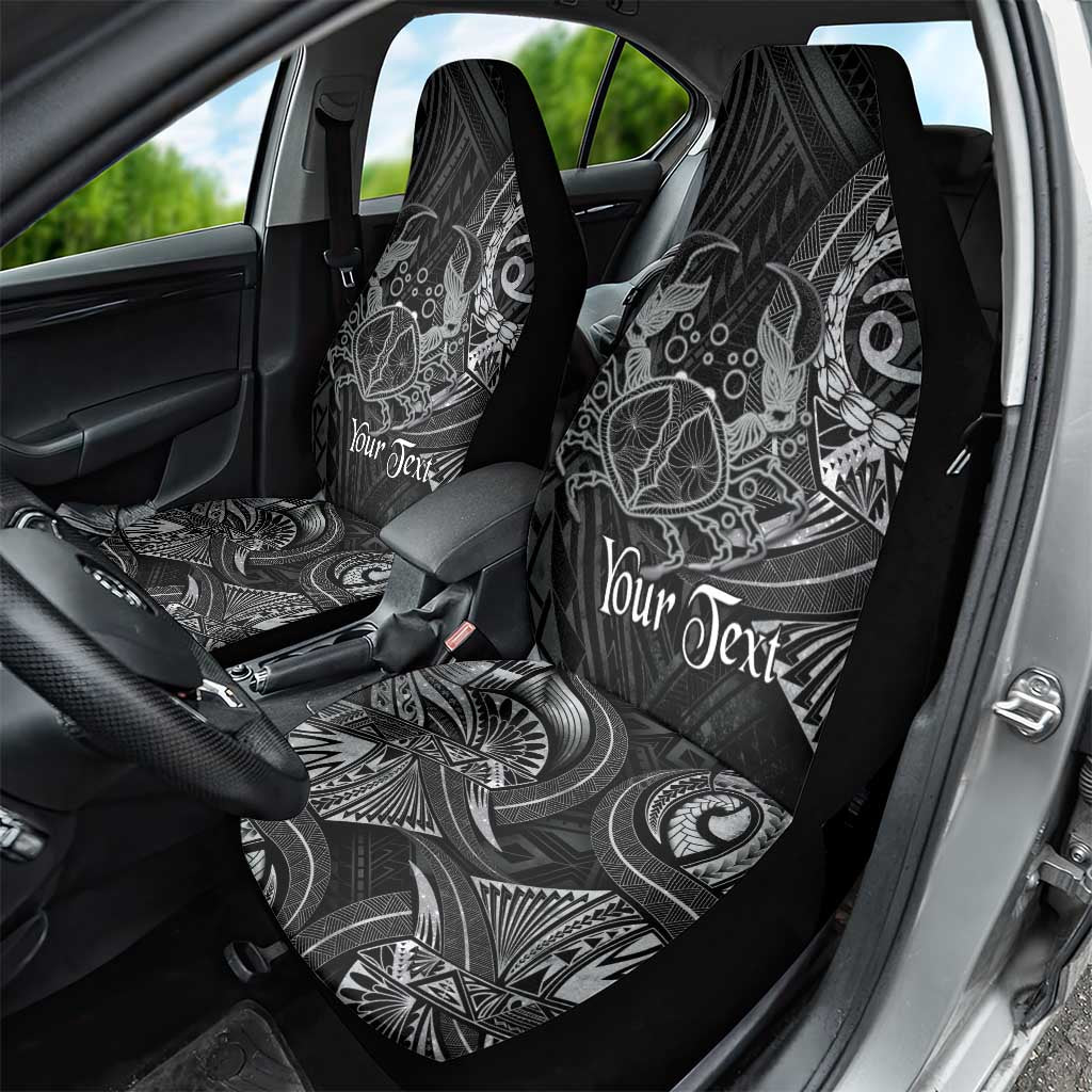 Personalised Polynesia Zodiac Cancer Car Seat Cover Galaxy Polynesian Pattern Chest Tattoo Style