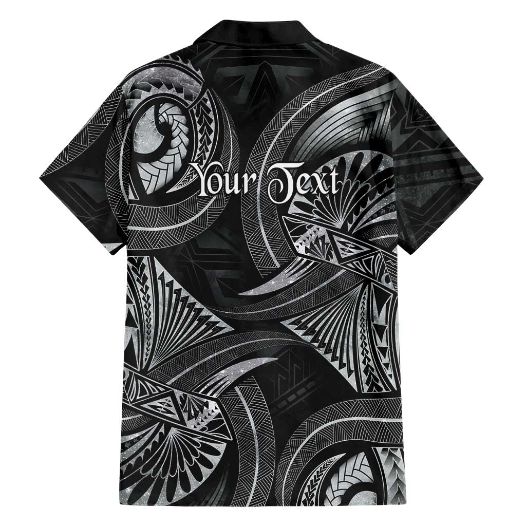 Personalised Polynesia Zodiac Cancer Family Matching Mermaid Dress and Hawaiian Shirt Galaxy Polynesian Pattern Chest Tattoo Style