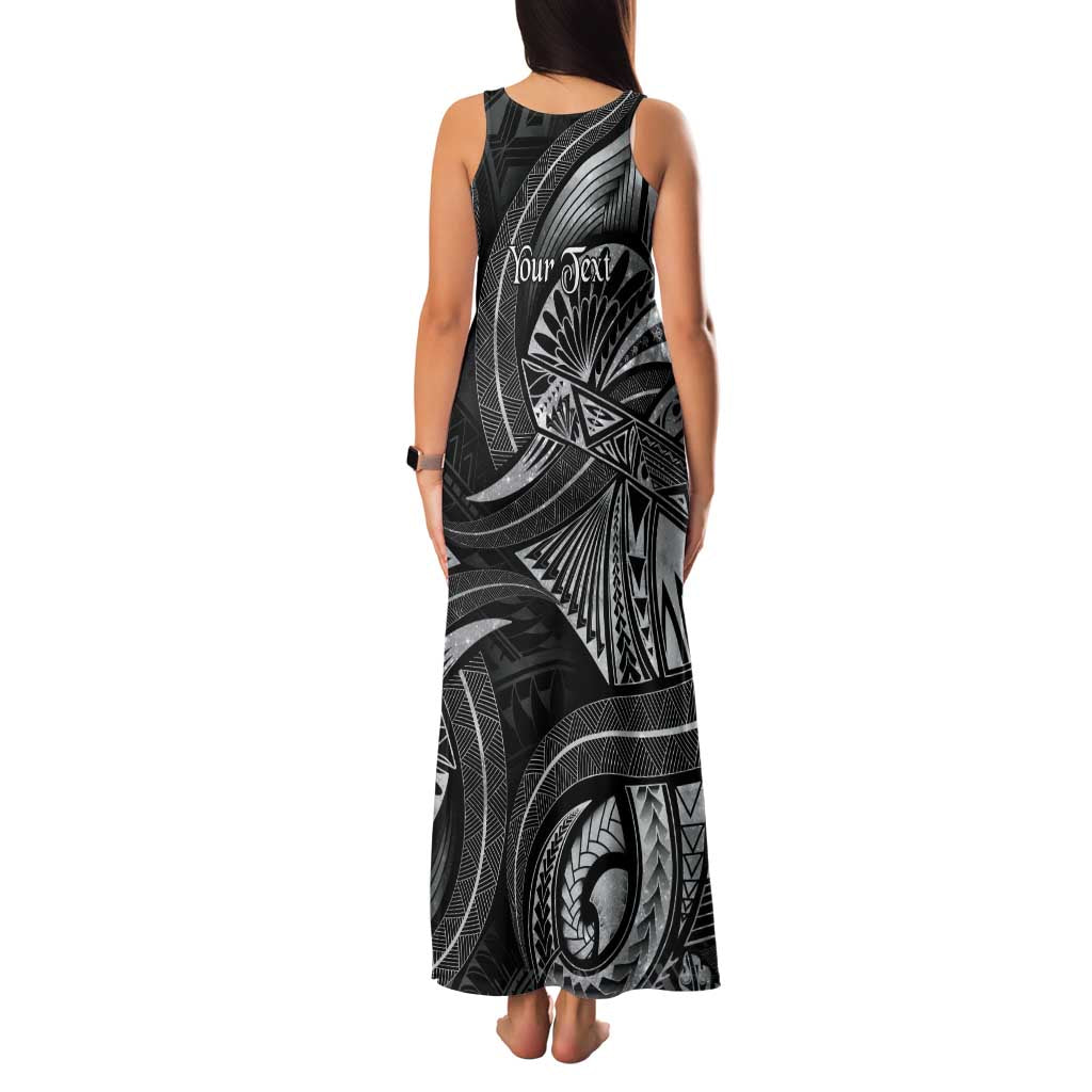 Personalised Polynesia Zodiac Cancer Family Matching Tank Maxi Dress and Hawaiian Shirt Galaxy Polynesian Pattern Chest Tattoo Style