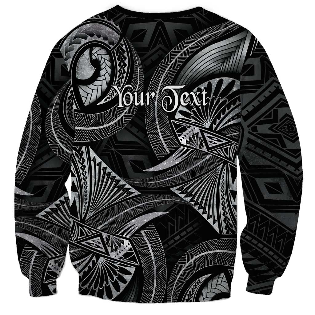 Personalised Polynesia Zodiac Cancer Sweatshirt Galaxy Polynesian Pattern Chest Tattoo Style
