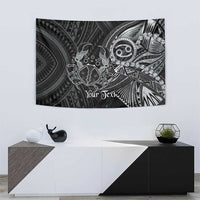 Personalised Polynesia Zodiac Cancer Tapestry Galaxy Polynesian Pattern Chest Tattoo Style LT14 - Polynesian Pride