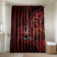 Personalised Polynesia Zodiac Scorpio Bathroom Set Galaxy Polynesian Pattern Chest Tattoo Style