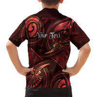 Personalised Polynesia Zodiac Scorpio Family Matching Puletasi and Hawaiian Shirt Galaxy Polynesian Pattern Chest Tattoo Style LT14 - Polynesian Pride