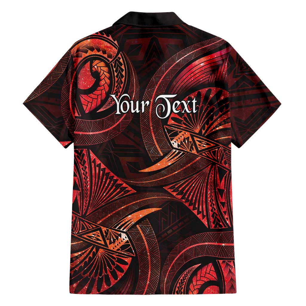 Personalised Polynesia Zodiac Scorpio Family Matching Summer Maxi Dress and Hawaiian Shirt Galaxy Polynesian Pattern Chest Tattoo Style LT14 - Polynesian Pride
