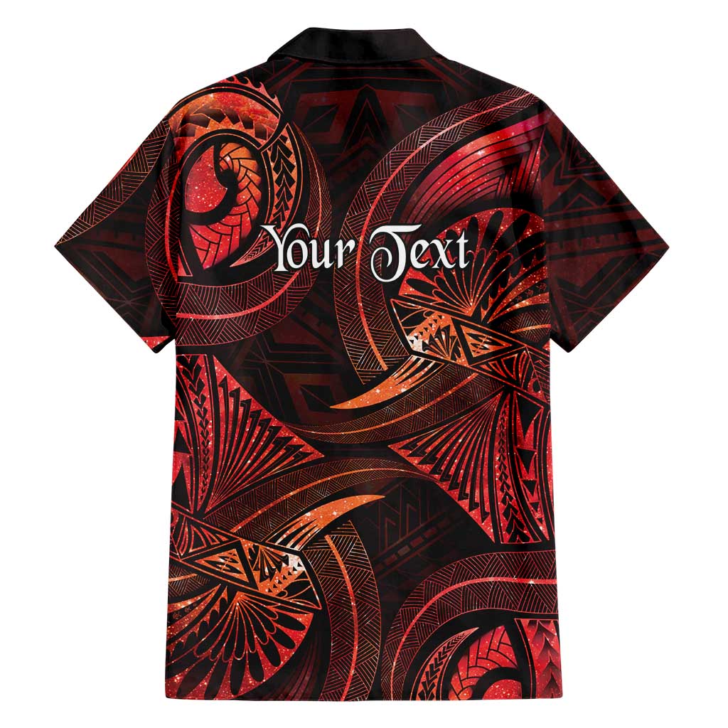 Personalised Polynesia Zodiac Scorpio Hawaiian Shirt Galaxy Polynesian Pattern Chest Tattoo Style LT14 - Polynesian Pride