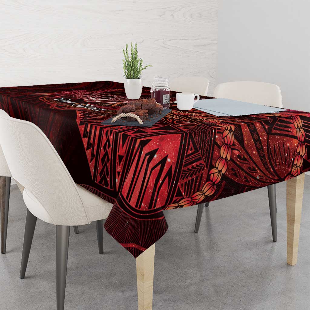 Personalised Polynesia Zodiac Scorpio Tablecloth Galaxy Polynesian Pattern Chest Tattoo Style