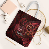 Personalised Polynesia Zodiac Scorpio Tote Bag Galaxy Polynesian Pattern Chest Tattoo Style