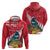 New Zealand Christmas In July Hoodie Tui Bird With Kowhai Meri Kirihimete