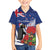 New Zealand Christmas In July Family Matching Tank Maxi Dress and Hawaiian Shirt Fiordland Penguin With Pohutukawa Flower