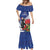 New Zealand Christmas In July Mermaid Dress Fiordland Penguin With Pohutukawa Flower