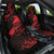 New Zealand Tui Bird Car Seat Cover Aotearoa Maori Pattern - Red