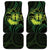 Kia Orana Kuki Airani Car Mats Cook Islands Tangaroa God Tatau Green