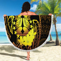 Kia Orana Kuki Airani Beach Blanket Cook Islands Tangaroa God Tatau Gold