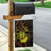 Kia Orana Kuki Airani Garden Flag Cook Islands Tangaroa God Tatau Gold