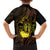 Kia Orana Kuki Airani Kid Hawaiian Shirt Cook Islands Tangaroa God Tatau Gold